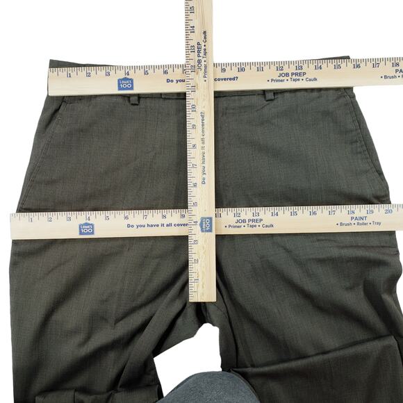 Louis Raphael 32x30 Tailored Fit Dress Pants Mens Brown Flat Front - Picture 3 of 10